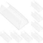 Ccykxa lot de 30 porte - �tiquettes transparent pour supermarch� clips non adh�sifs support �tiquette ...