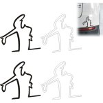 Ccykxa 4 pi�ces autocollant voiture sticker voiture ext�rieur dessin anim� pour carrosserie autocollants ...