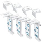 Ccykxa lot de 4 supports de fixation pour stores enrouleurs doubles, sans per�age, accessoires de rechange, ...