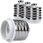 Ccykxa 4x adaptateur de douille - convertisseur de douilles e40 vers e27 - adaptateur de support de lampe ...