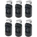 Ccykxa lot de 6 bougeoirs thermoplastiques e14 ses 52 mm de hauteur, douille e14 avec filetage hickey ...