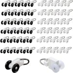 Ccykxa 60 pi�ces rouleau planeur de rideau, glisseur rail silencieux draperie coulissant, pour rideau ...