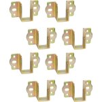 Ccykxa 8 pi�ces supports fixation central pour rail de lit suspension de solive en bois largeur metal ...