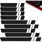 Ccykxa 9 pi�ces protection seuil de porte de voiture, protection porte de voiture auto plinthes, anti ...