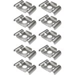 Ccykxa attaches pour grillage acier inoxydable 10 pi�ces attache pour fil rigide support �tag�re & fixation ...