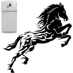 Ccykxa autocollant de voiture en forme de cheval qui coure autocollants r�fl�chissants pour v�lo ? course ...