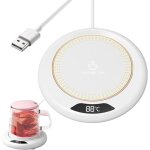 Ccykxa chauffe - tasses intelligent chauffe - tasses lectrique 20 w antidrapant et thermostatique dessous ...