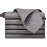 Ccykxa - chiffons de nettoyage 30x30cm, lot de 5 chiffon magique de microfibre �paissi r�utilisables ...