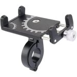 A (color : black)support telephone voiture support de tlphone de vlo universel gps mtal quitation ...
