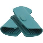 Ccykxa g�n�rique poign�e de casserole en fonte silicone, lot de 2 prot�ge - poign�es anti br�lures, manchon ...