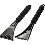 Ccykxa grattoir pare brise voiture 2 en 1 raclette voiture givre avec poign�e antid�rapante grattoir ...