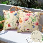 Ccykxa housse coussin 45x45 coussin canape coussin imperm�abiliser decoratif coussin salon de jardin ...