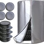 Ccykxa housses pneus auto universelle pour 4, imperm�able et anti - poussi�re housse de pneu avec fermeture ...