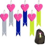 Ccykxa pendentifs r�fl�chissants, r�flecteurs pour cartable, sac � dos, course � pied, porte - cl�s r�fl�chiss ...