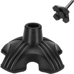 Pointes de canne, 19 mm embout de canne de remplacement en caoutchouc, antidérapant, à 4 supports, pour ... Pointes de canne, 19 mm embout de canne de remplacement en caoutchouc, antidérapant, à 4 supports, pour ...