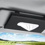 Ccykxa porte mouchoirs pour voiture, porte serviettes pare soleil, soleil mouchoir clip en cuir, pour ...