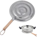 Ccykxa r�ducteur de chaleur plaqu chauffante 21cm diffuseur thermique en fer pour plaques � induction, ...