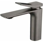 Ccykxa robinet de lavabo, grey robinet de salle de bain, inox 304 bross�, robinet de lavabo anticalcaire, ...