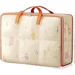 Ccykxa sac de rangement extra large en maille pvc imperm�able pour v�tements, couettes et literie, organiseur ...