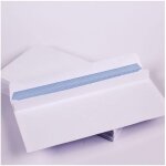 Ccykxaa lot de 50 enveloppes postales blanches? autoadh�sives, parfaites pour les lettres a4, la maison, ...