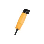 A 90 degrs perceuses  angle droit adaptateur jaune tournevis a renvoi d'angle coud 6. 35mm tige hexagonale ...