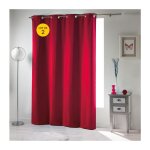 Cdaffaires - lot de 2 rideaux occultant grande hauteur 135 x 280 cm rouge carmin Cdaffaires - lot de 2 rideaux occultant grande hauteur 135 x 280 cm rouge carmin
