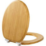 Cecipa max abattant de wc en bois avec fermeture amortie, couvercle de haute qualit� supportant jusqu'� ...