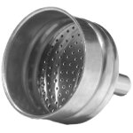 Cecotec accessoire cafetire italienne piccolina funnel 2. entonnoir en aluminium pour cafetires italiennes, ...