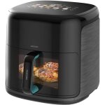 Cecotec air fryer de oil free air fryer 8, 5l griddle grill with 4 resistances integrated smoker air ...