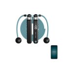 Cecotec - corde 2 - en - 1 intelligente, compacte et r�glable pour sauter dans les espaces confin�s avec ...