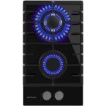 Cecotec - placa de gaz butane et naturel 2 brûleurs bolero squad g 2200f verre noir. 5250w, verre noir, ... Cecotec - placa de gaz butane et naturel 2 brûleurs bolero squad g 2200f verre noir. 5250w, verre noir, ...