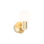 Cederic - led dimmable applique murale variateur inclus - 1 lumire - l 80 mm - dor / laiton - moderne ...