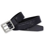 Carhartt - ceinture cuir logo a0005656 / a2217 - noir - 42