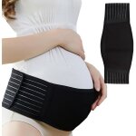 Ceinture grossesse douce & respirante - soutien abdominal et dorsal, soulage les douleurs lombaires, ...