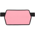 Ceinture d'hanche rose pour exercices de fessiers avec poids et halt�res