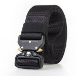 Ceinture homme tactique militaire en nylon r�glable avec d�gagement rapide boucle en m�tal pour sport ...