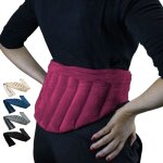 Ceinture lombaire chauffante avec bandes auto - agrippantes rglable taille 36  54 - prune - vivezen ...