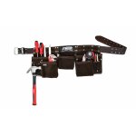 Ceinture de m�canicien professionnel awtools � 11 poches, en cuir noir.