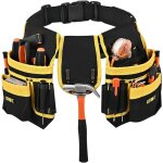 Ceinture outils, ceinture porte outil mit 26 poches, amovible et rglable sac  outils magntique, ceinture ...