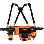 Ceinture porte outils, sacoche � outils avec baudrier r�glable, ceinture bricolage magn�tique, ceinture ...