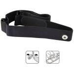 Vurahome - ceinture de remplacement elastique sangle de poitrine ceinture cardio pour polar, garmin, ...