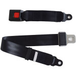 Ceinture de s�curit� 2 points r�glable noire ? installation facile ? haute r�sistance � la traction ? ...