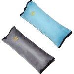 Ceinture de securite enfant, 2 pices de soutien pour la tte et le cou enfant adulte protection ceinture ...