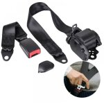 Ceinture de s�curit� r�glable 3 points ceinture de s�curit� de voiture universelle automatique t�lescopique ...