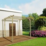 Cmonjardin - pergola en bois cerise