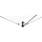 Schoir  linge parapluie wenko rsistant aux intempries, 18m de schage, housse de protection, fixation ...