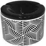 Sud trading - cendrier anti - odeur noir et blanc