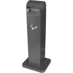 Jvd - cendrier totem 12, 5l sur pied - matriel professionnel