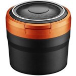 Cendrier de voiture �tanche avec couvercle et led, poubelle miniature portable pour voyage ext�rieur ...