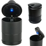 Cendrier de voiture avec lumière led / cendrier portable avec couvercle ouvert - pour voiture, usage ... Cendrier de voiture avec lumière led / cendrier portable avec couvercle ouvert - pour voiture, usage ...